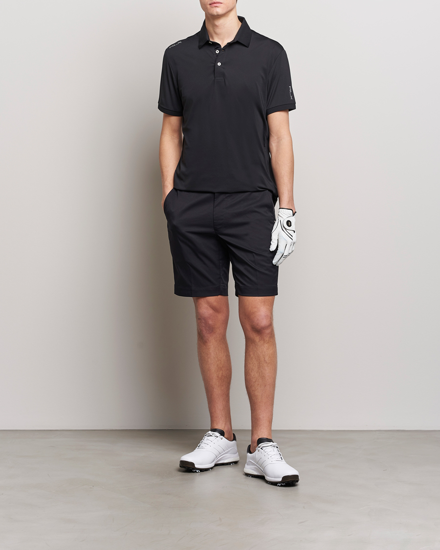 Men | Polo Shirts | RLX Ralph Lauren | Airflow Active Jersey Polo Polo Black
