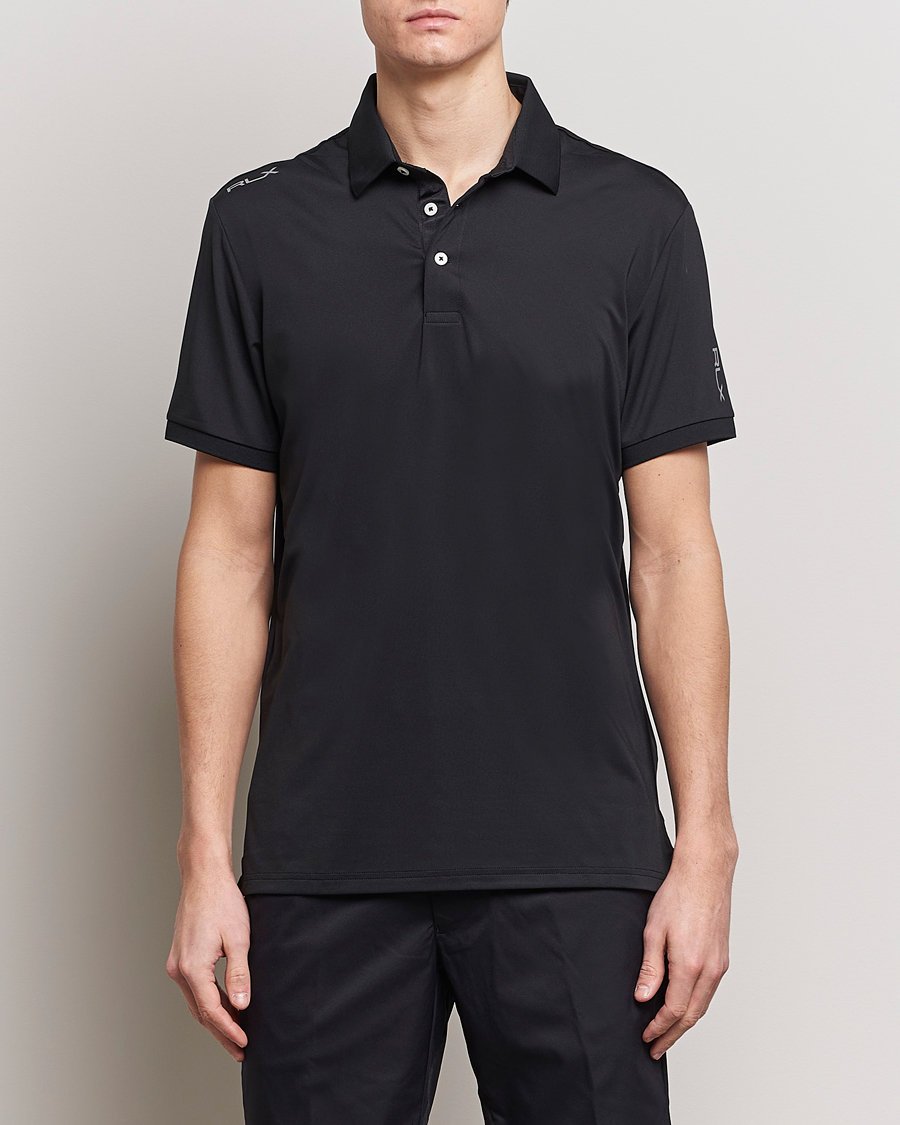 Men | Polo Shirts | RLX Ralph Lauren | Airflow Active Jersey Polo Polo Black