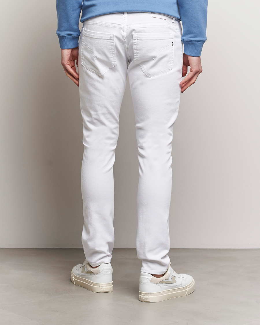 Men | Jeans | Dondup | George Bullstretch Jeans White