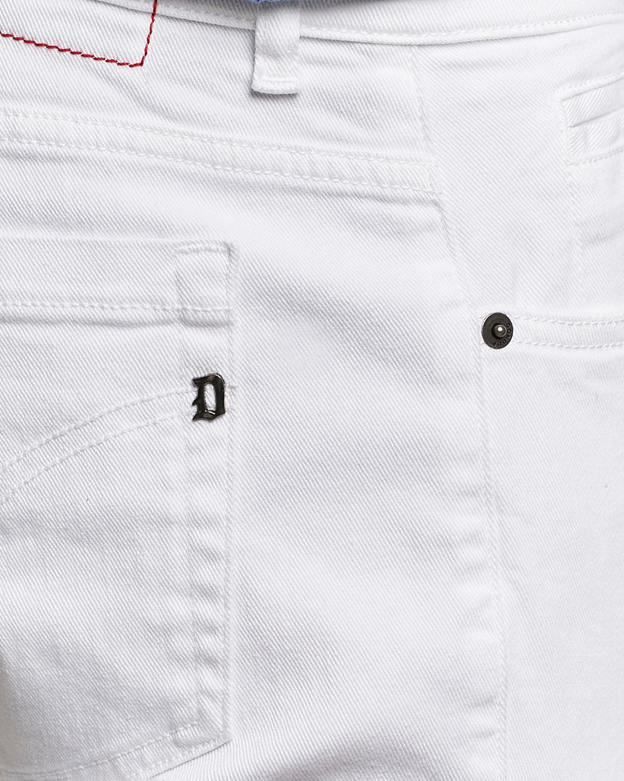 Men | Jeans | Dondup | George Bullstretch Jeans White