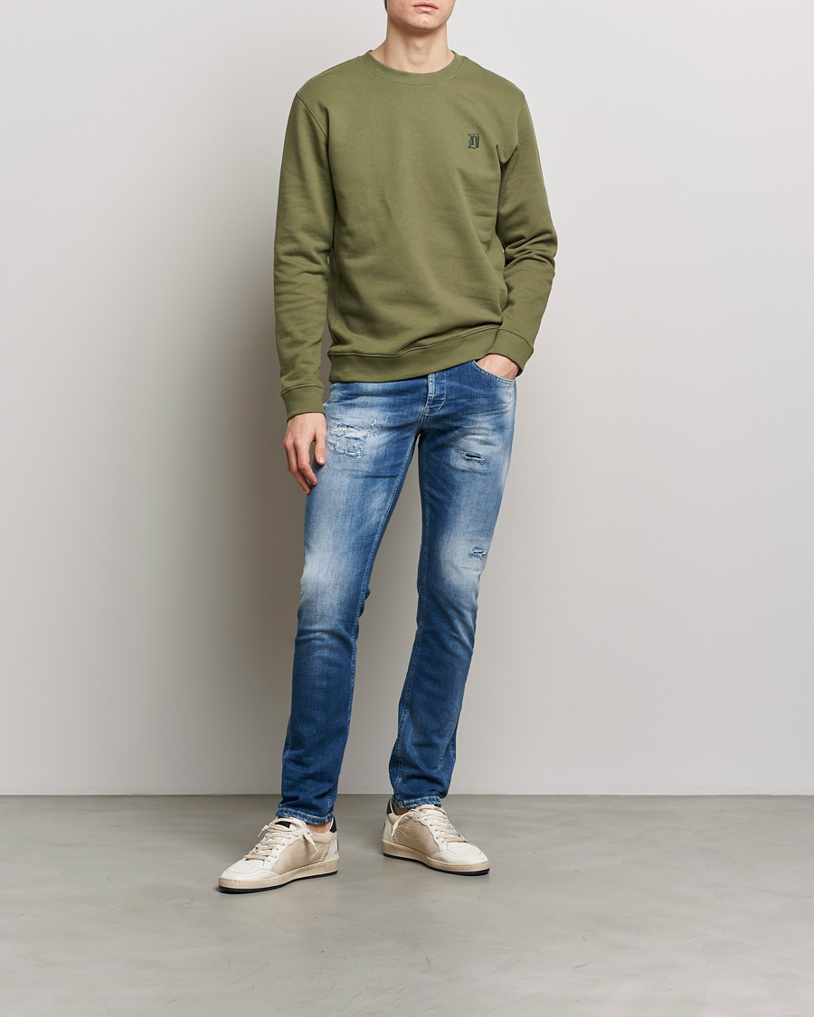 Men | Jeans | Dondup | George Distressed Jeans Medium Blue