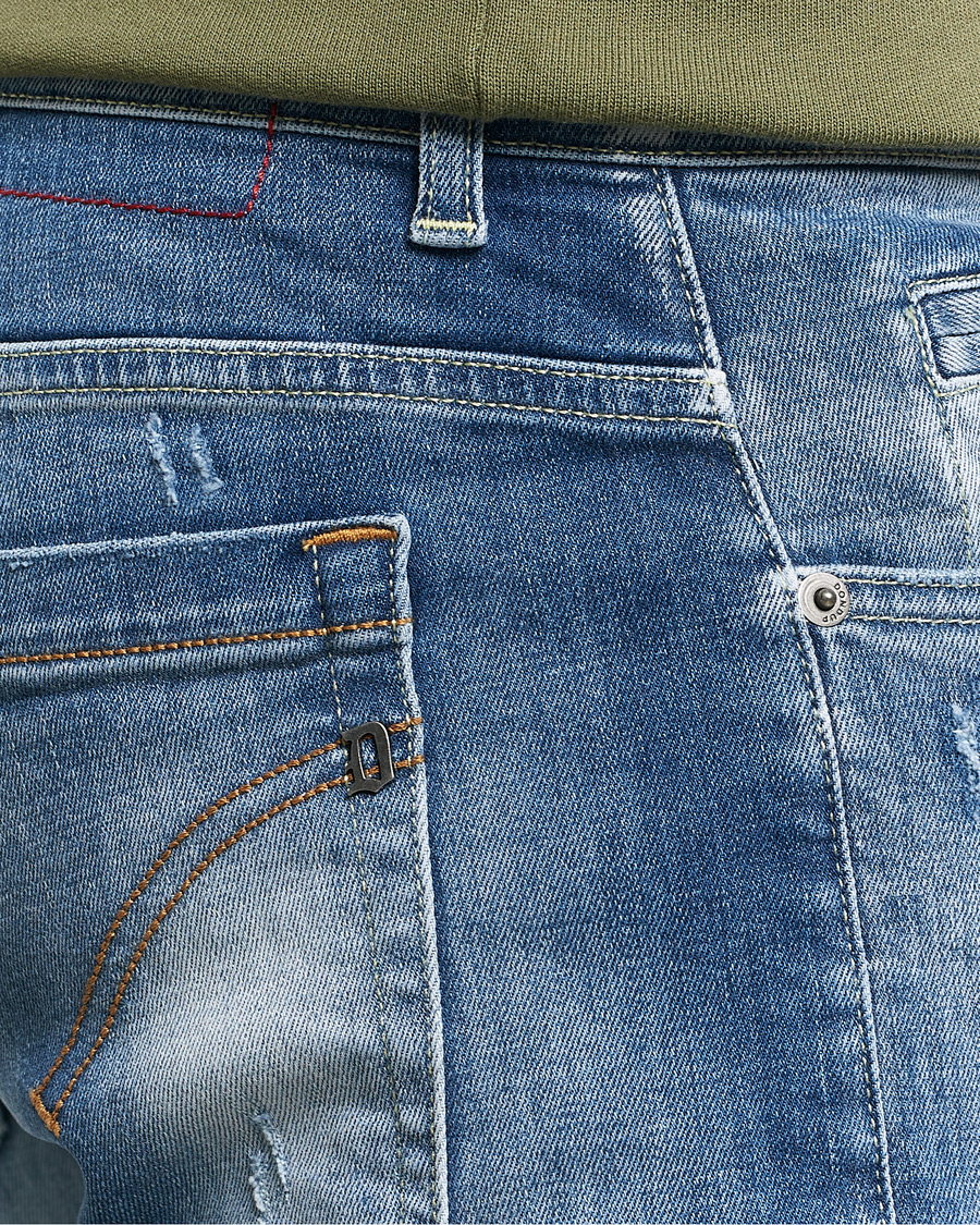 Men | Jeans | Dondup | George Distressed Jeans Medium Blue