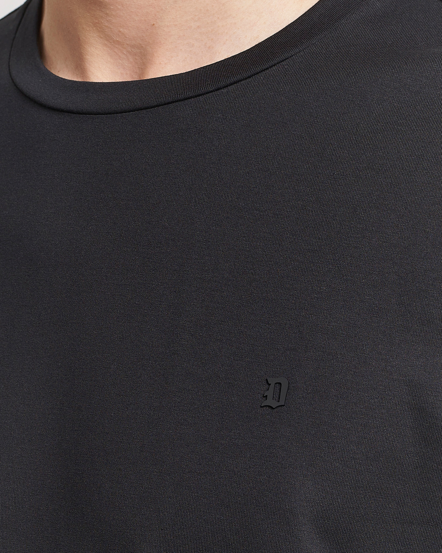 Men | T-Shirts | Dondup | Logo Crew Neck T-Shirt Black