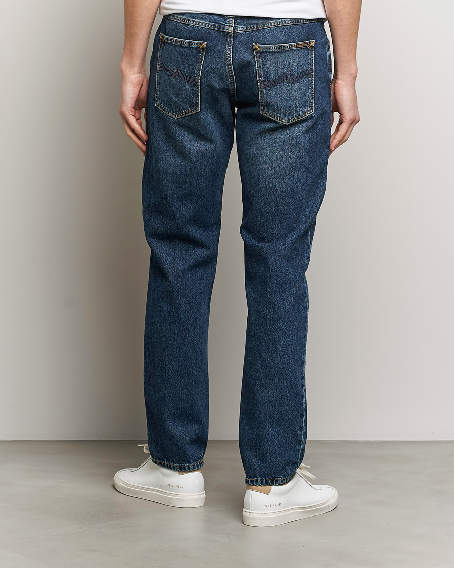 Men | Trousers | Nudie Jeans | Steady Eddie II Jeans Blue Soil