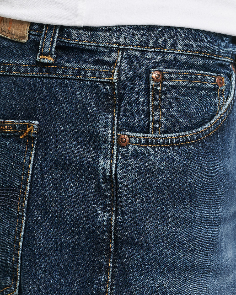 Men | Trousers | Nudie Jeans | Steady Eddie II Jeans Blue Soil