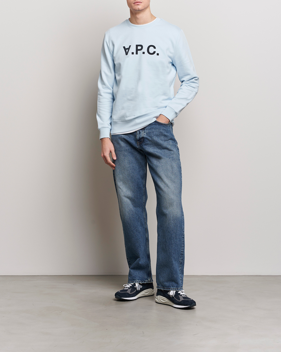 Men | Sweaters & Knitwear | A.P.C. | VPC Sweatshirt Light Blue