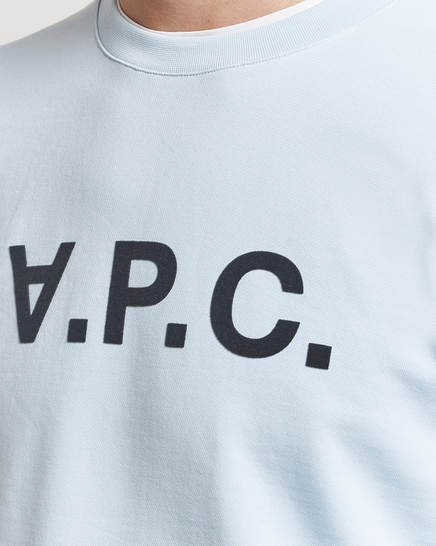 Men | Sweaters & Knitwear | A.P.C. | VPC Sweatshirt Light Blue