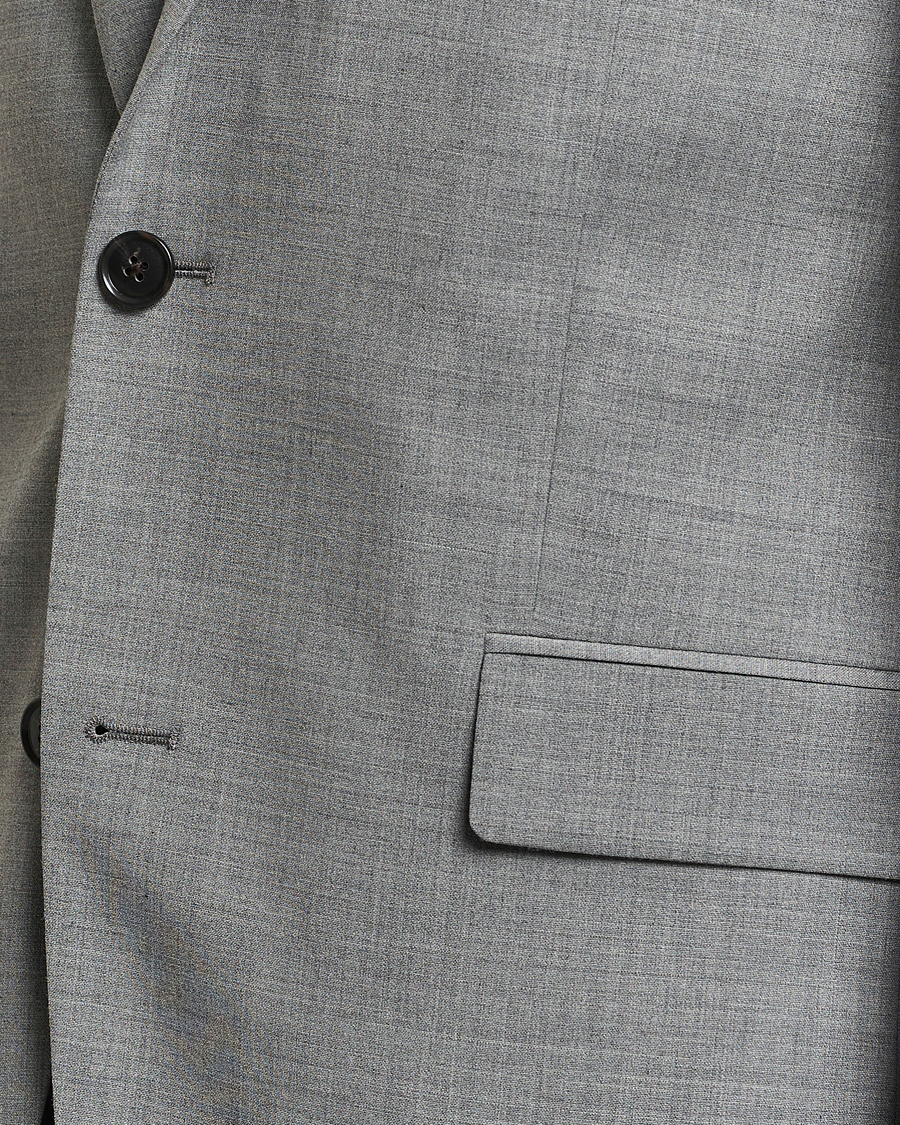 Men | Blazers | Tiger of Sweden | Justin Wool Travel Suit Blazer Grey Melange