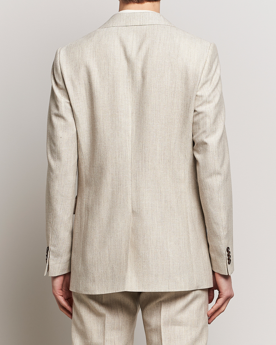 Men | Blazers | Tiger of Sweden | Jon Wool/Linen Canvas Blazer Natural White