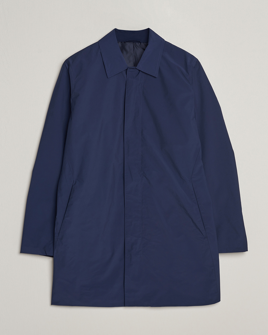 Men | Coats & Jackets | Tiger of Sweden | Cort Car Coat Indigo