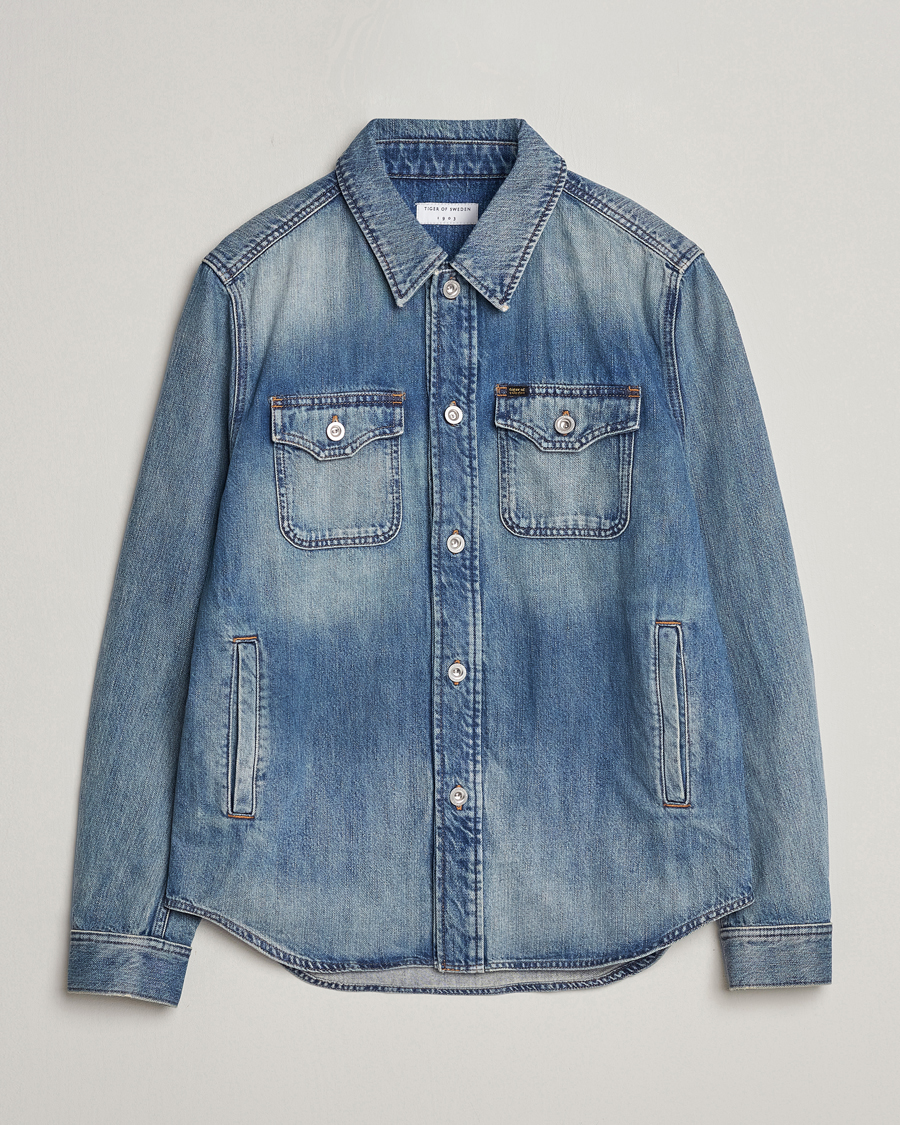 Men | Coats & Jackets | Tiger of Sweden | Get Denim Jacket Midnight Blue