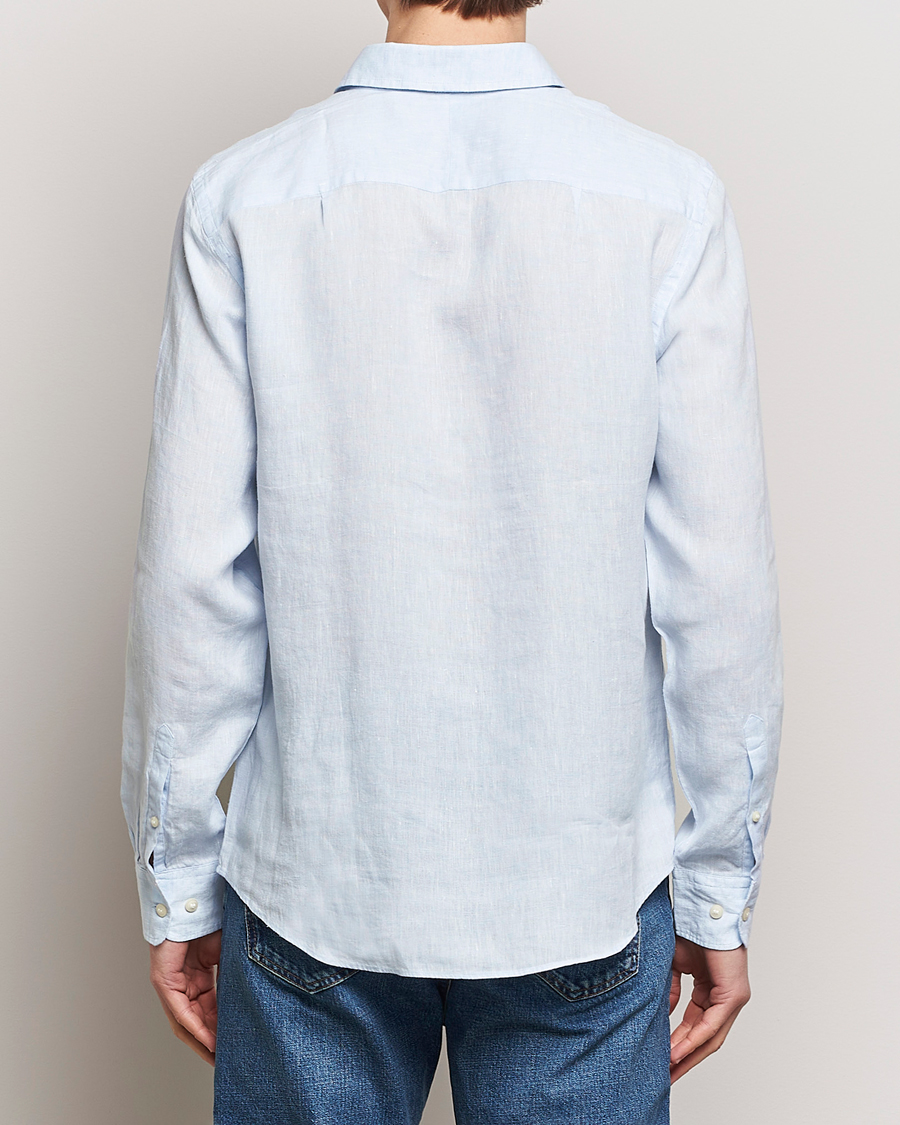 Men | Shirts | Tiger of Sweden | Spenser Linen Shirt Light Blue