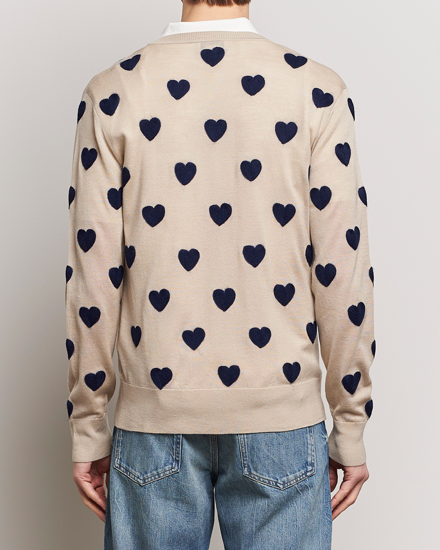 Men | Sweaters & Knitwear | Tiger of Sweden | Aaron Heart Knitted V Neck Nomad