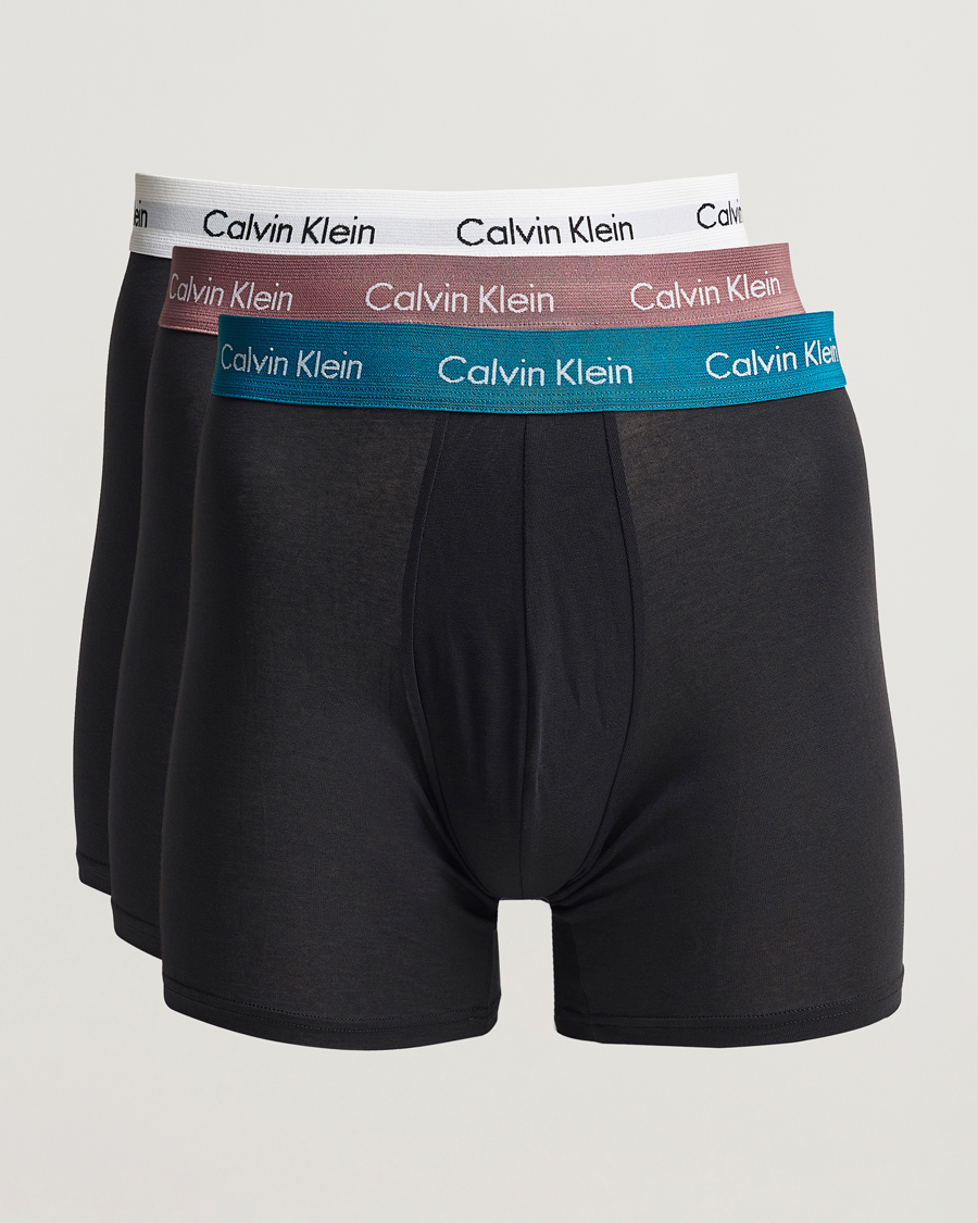 Men | Underwear & Socks | Calvin Klein | Cotton Stretch 3-Pack Boxer Breif Rose/Ocean/White