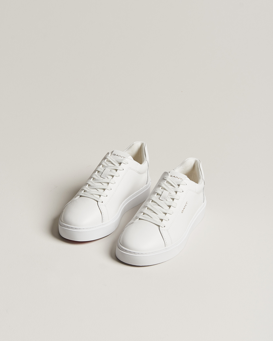 Men | GANT Mc Julien Leather Sneaker White | GANT | Mc Julien Leather Sneaker White