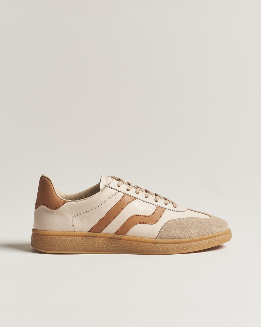 Men | GANT Cuzmo Leather Sneaker Beige/Tan | GANT | Cuzmo Leather Sneaker Beige/Tan