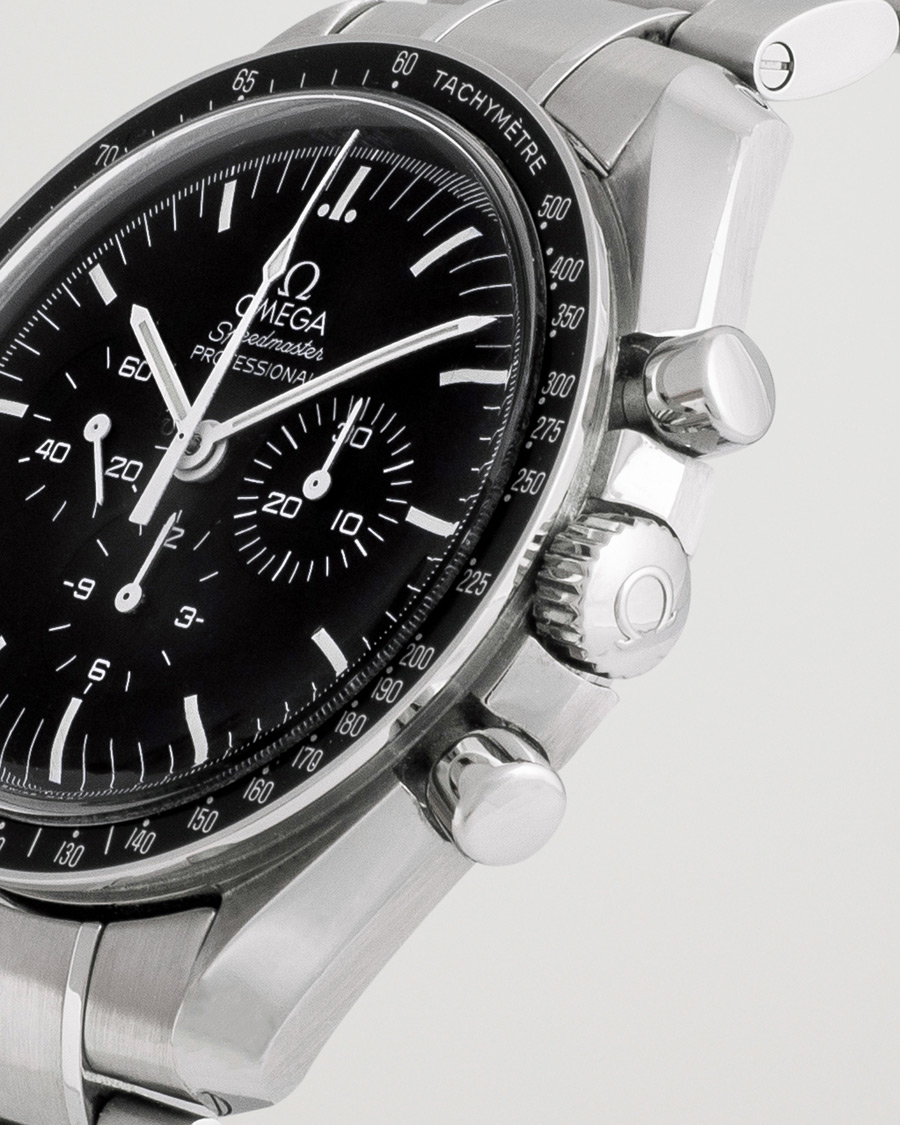 Men | Omega Pre-Owned Speedmaster Moonwatch PRO 005 Steel Black Silver | Omega Pre-Owned | Speedmaster Moonwatch PRO 005 Steel Black Silver