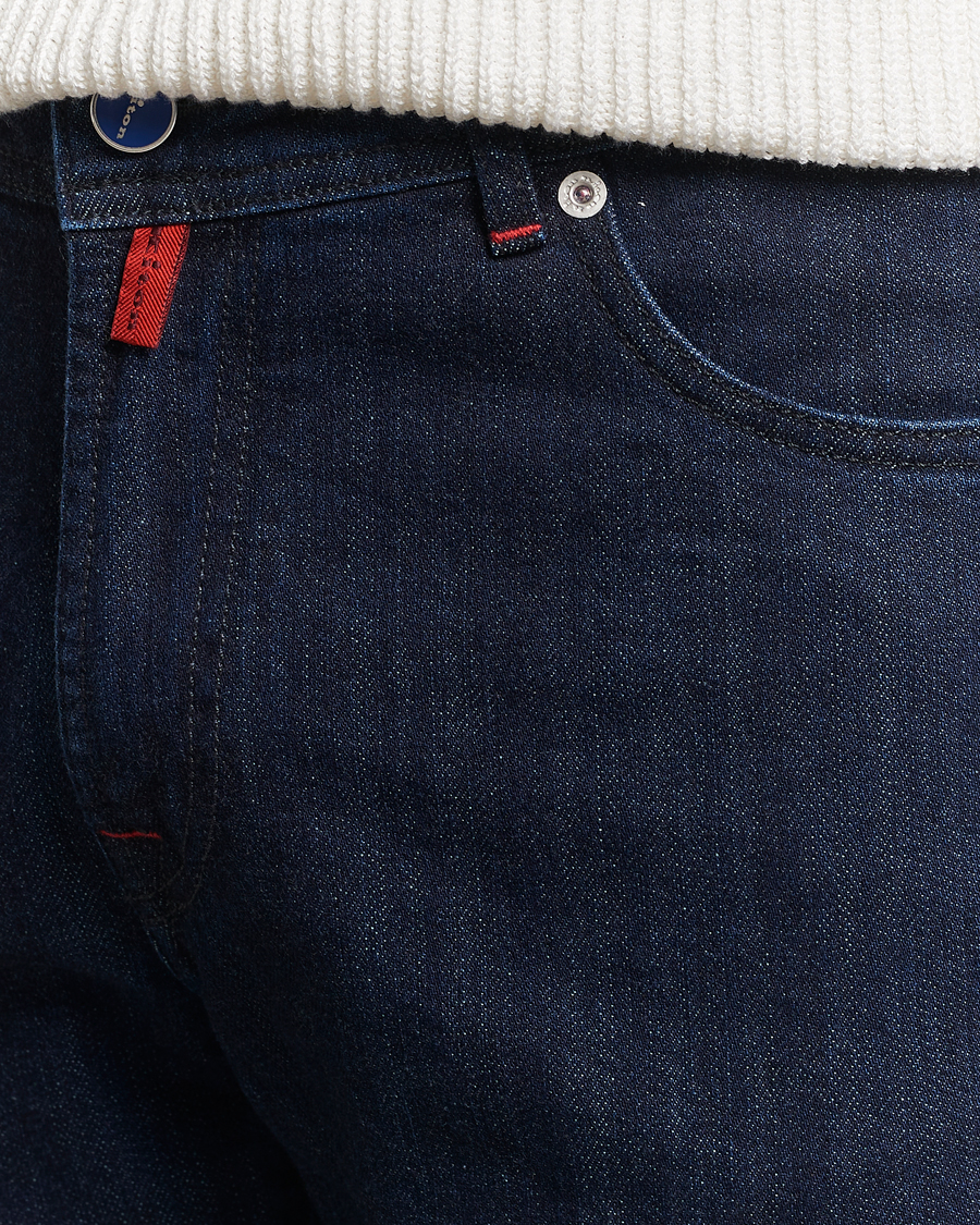 Men | Jeans | Kiton | Slim Fit 5-Pocket Jeans Dark Indigo