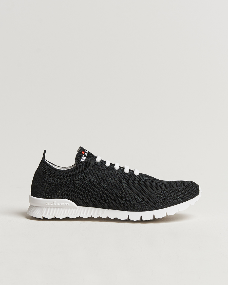 Men | Kiton Mesh Running Sneakers Black | Kiton | Mesh Running Sneakers Black