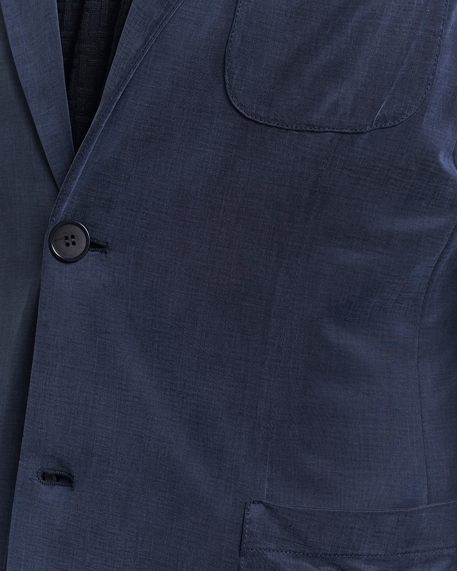 Men | Blazers | Giorgio Armani | Unconstructed Blazer Navy