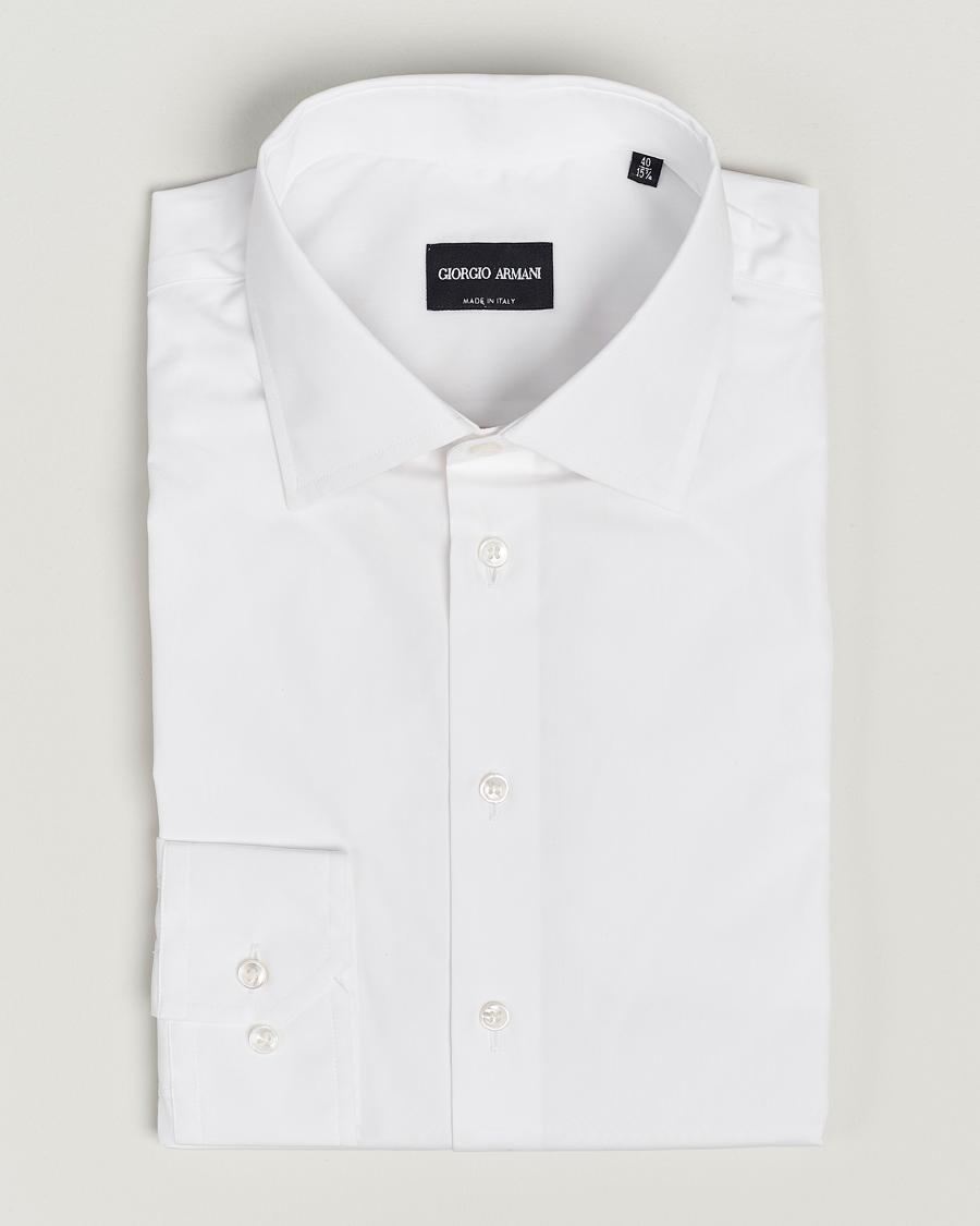 Men | Shirts | Giorgio Armani | Slim Fit Dress Shirt White
