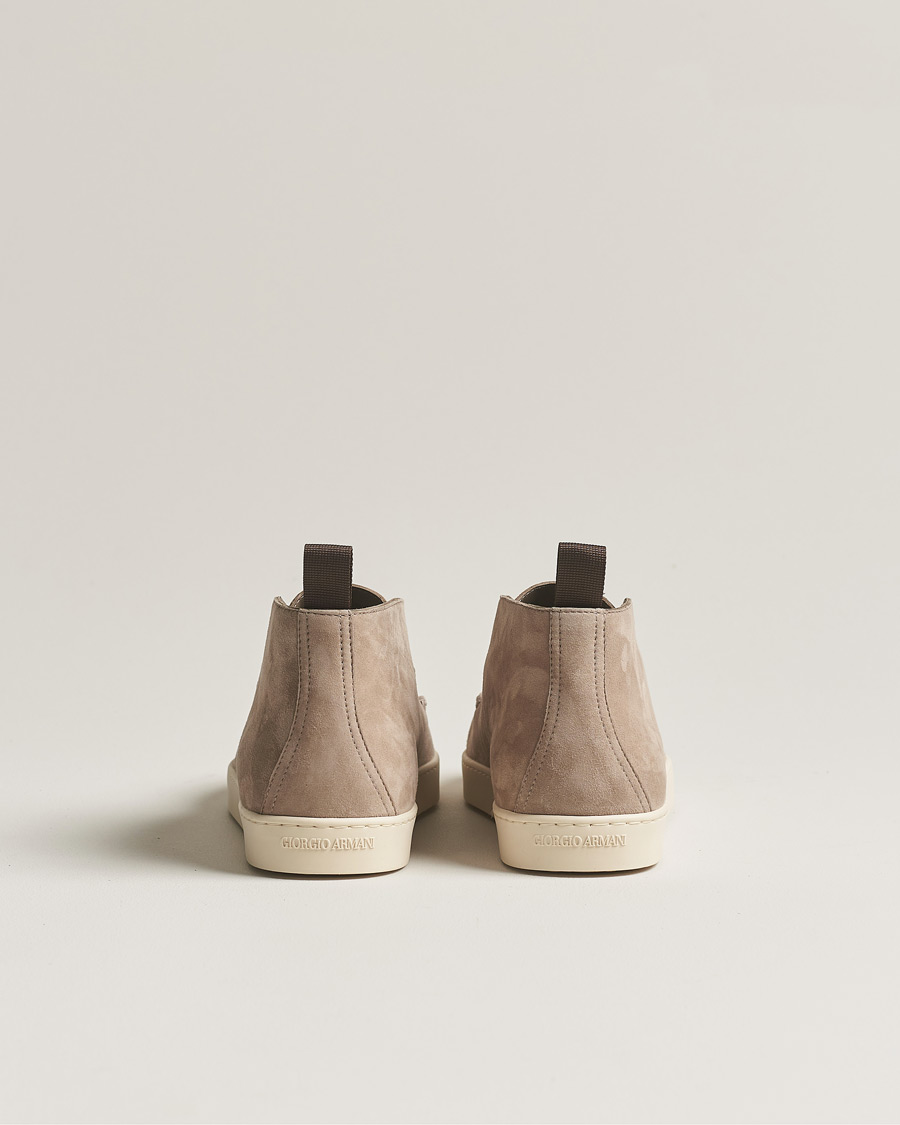 Men | Giorgio Armani Intrecci Chukka Boot Beige Suede | Giorgio Armani | Intrecci Chukka Boot Beige Suede