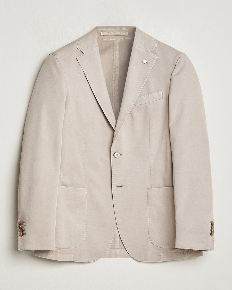 Men | Blazers | L.B.M. 1911 | Jack Regular Fit Cotton Stretch Blazer Light Grey