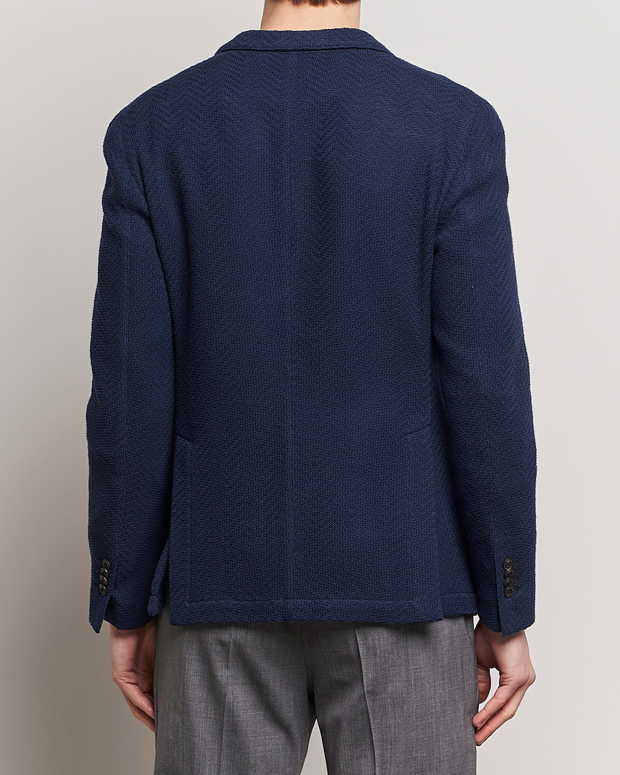 Men | Blazers | L.B.M. 1911 | Double Breasted Jersey Punto Blazer Navy