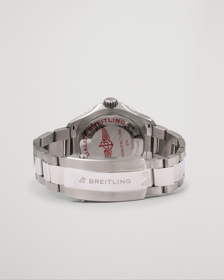 Men | Breitling Pre-Owned Superocean 42 A17375 Silver | Breitling Pre-Owned | Superocean 42 A17375 Silver