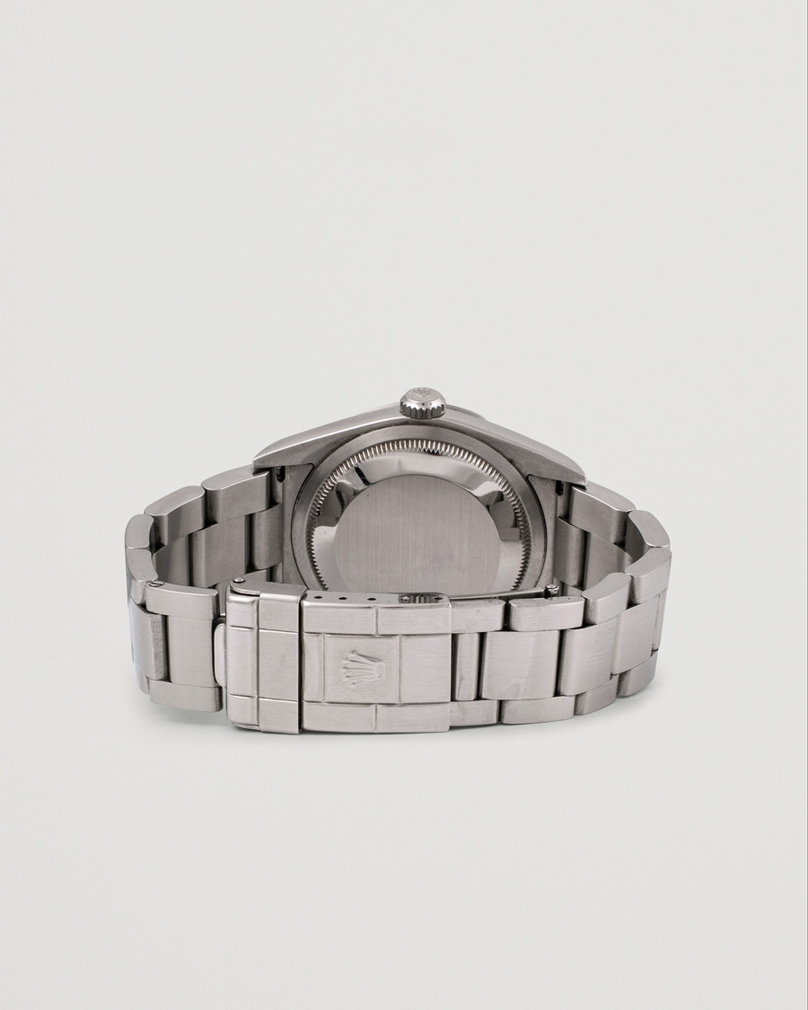 Men | Rolex Pre-Owned Explorer 114270 Steel Black Silver | Rolex Pre-Owned | Explorer 114270 Steel Black Silver