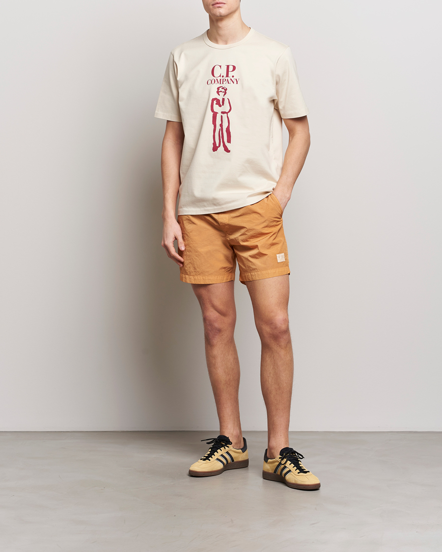 Men | Swimwear | C.P. Company | Eco Chrome-R Swimshorts Orange