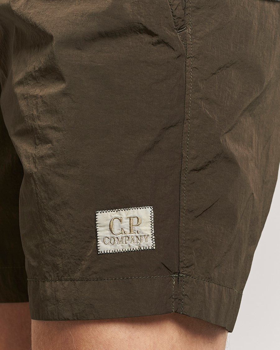 Men | Swimwear | C.P. Company | Eco Chrome-R Swimshorts Dark Olive
