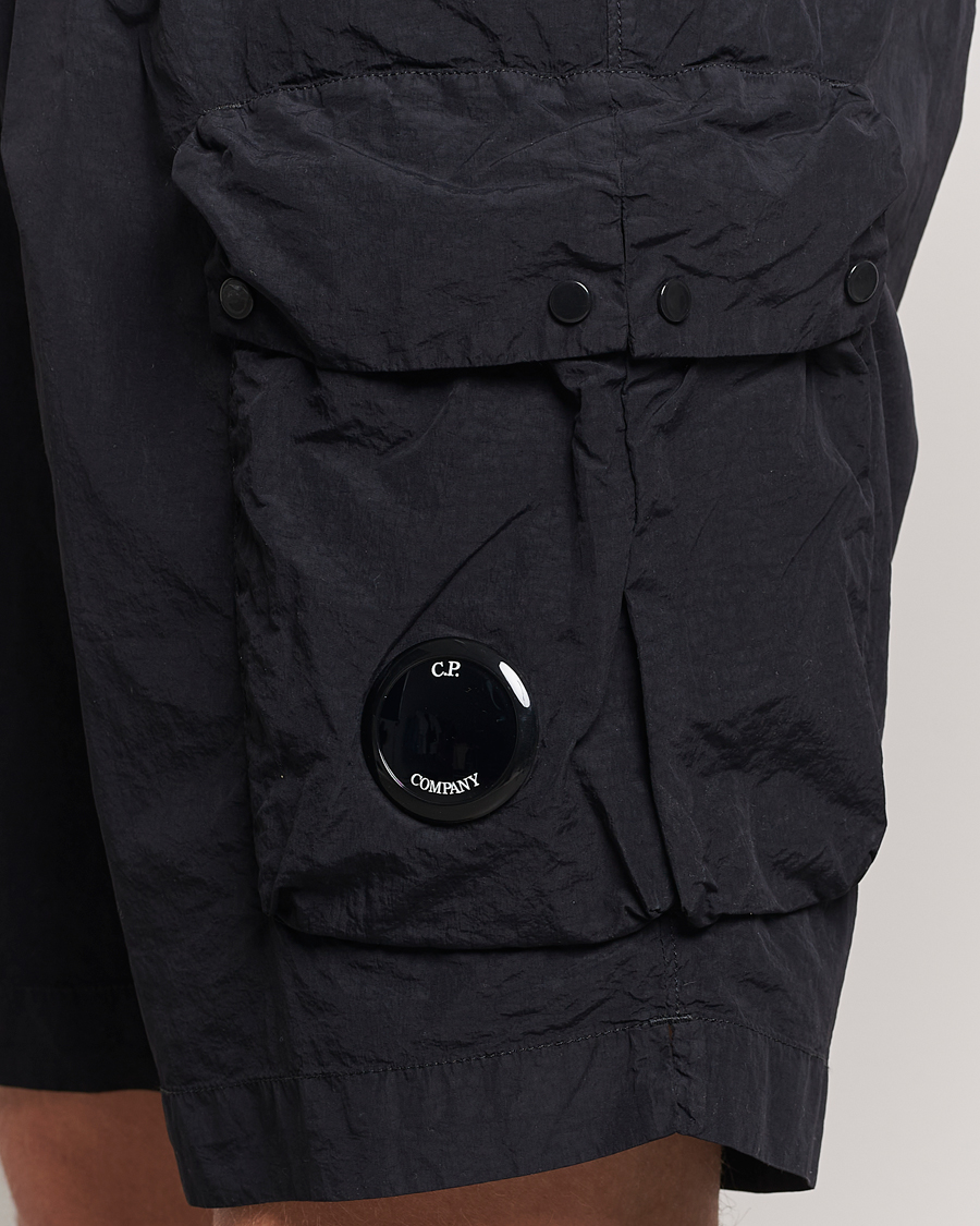 Men | Swimwear | C.P. Company | Flatt Nylon Cargo Swimshorts Black