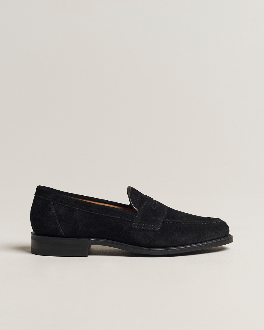 Men | Loake 1880 Grant Shadow Sole Black Suede | Loake 1880 | Grant Shadow Sole Black Suede