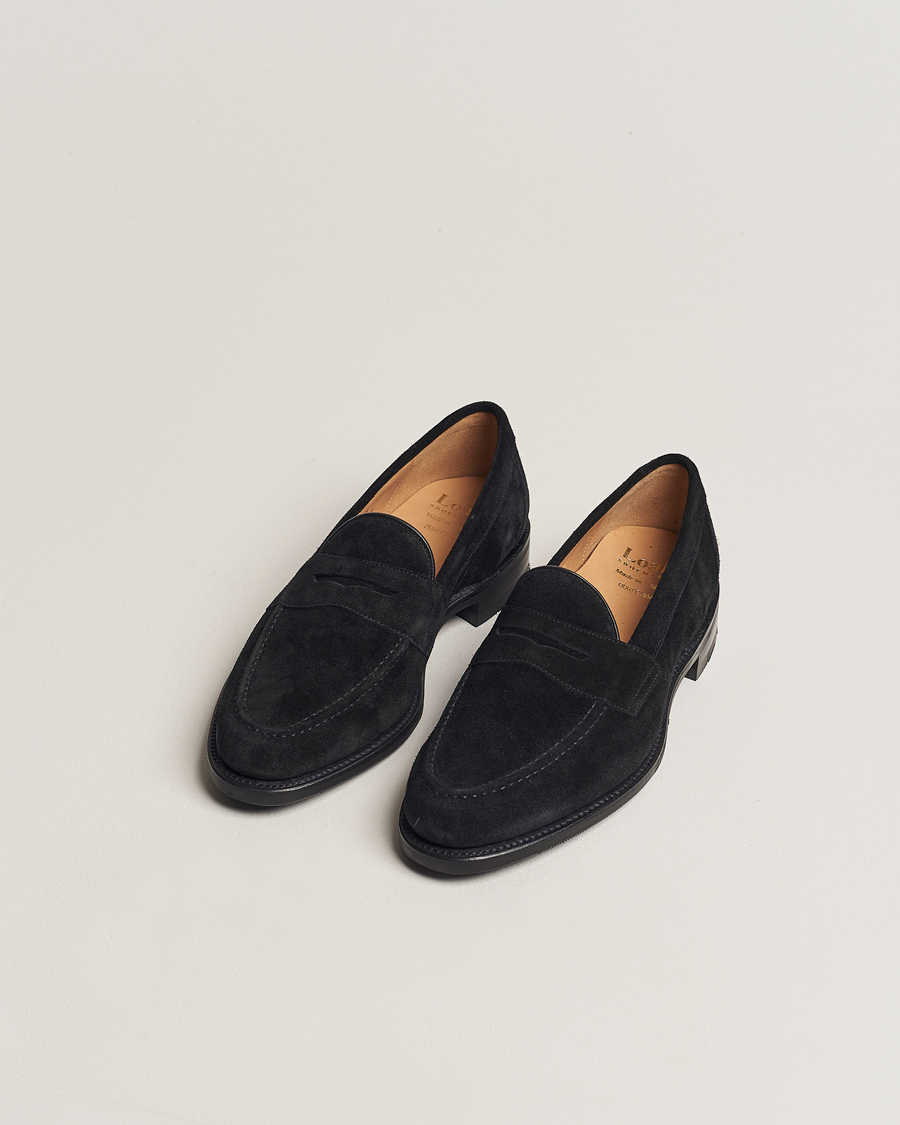 Men | Loake 1880 Grant Shadow Sole Black Suede | Loake 1880 | Grant Shadow Sole Black Suede