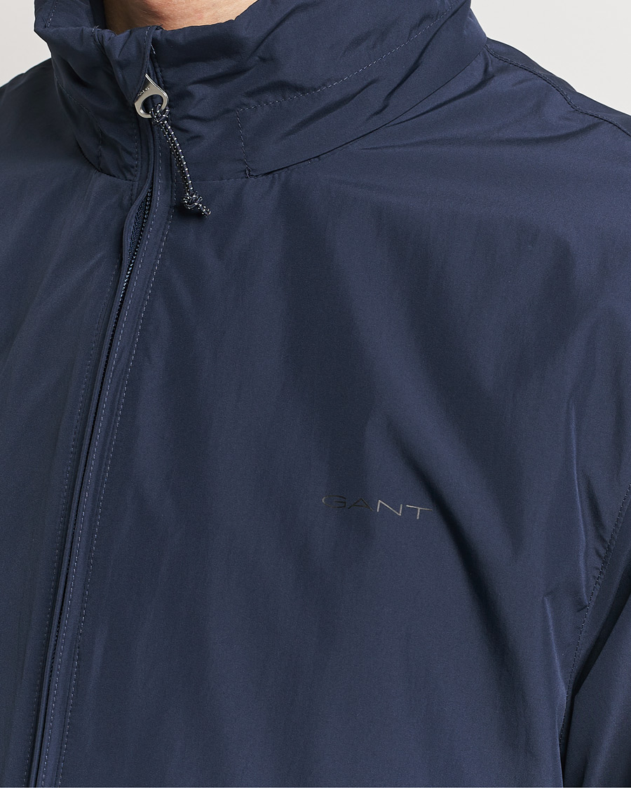 Men | Coats & Jackets | GANT | Light Nylon Windcheater Evening Blue
