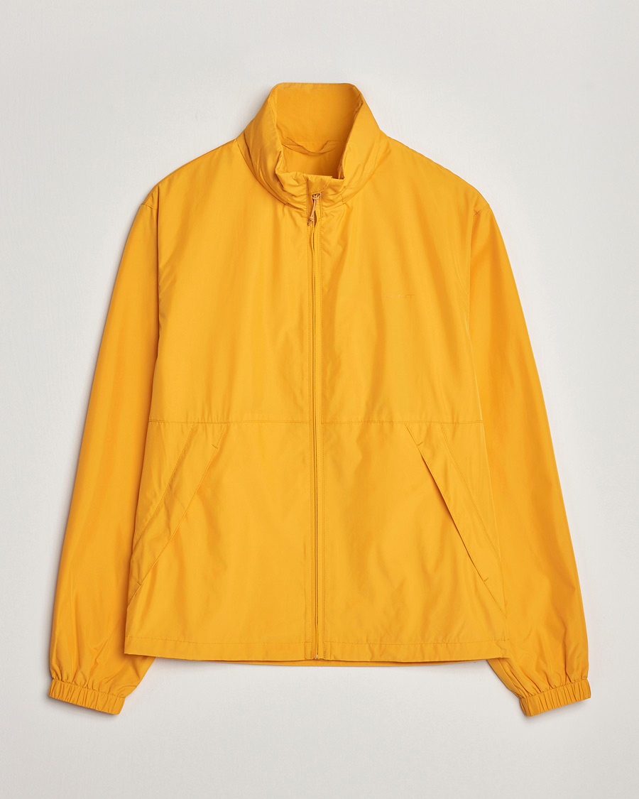 Men | Coats & Jackets | GANT | Light Nylon Windcheater Medal Yellow