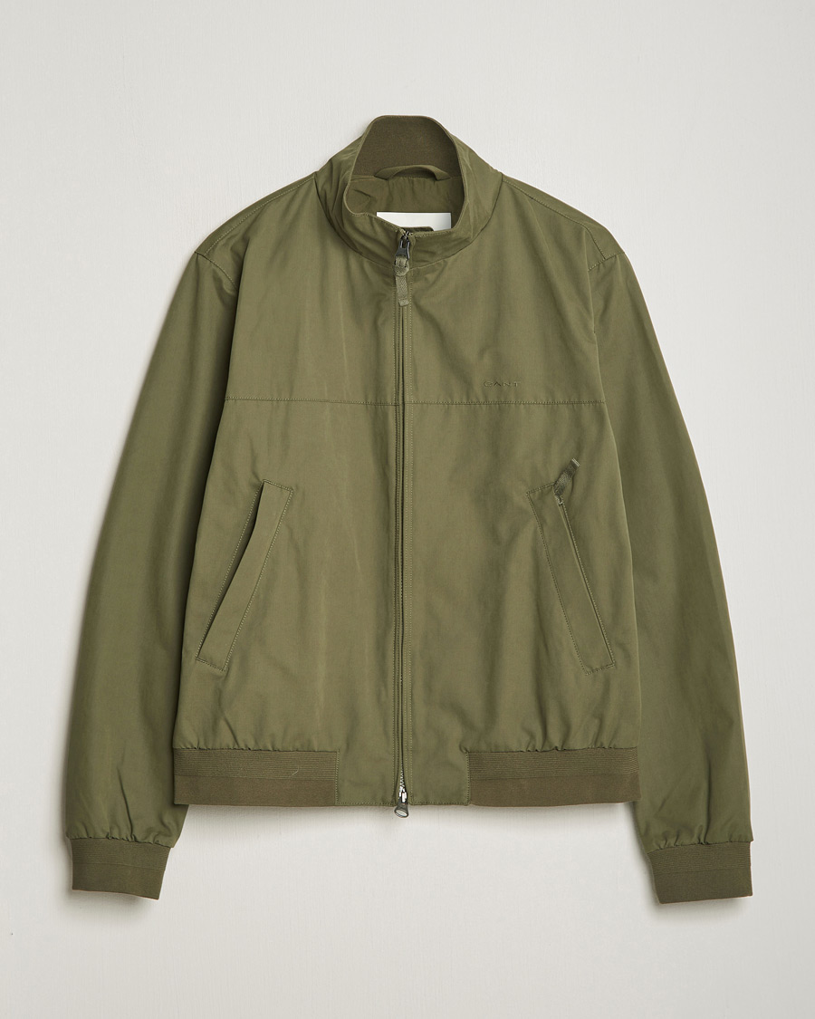 Men | Coats & Jackets | GANT | The Hampshire Jacket Dryed Rosemary