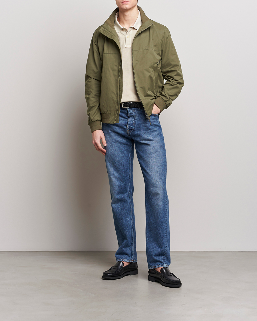Men | Coats & Jackets | GANT | The Hampshire Jacket Dryed Rosemary