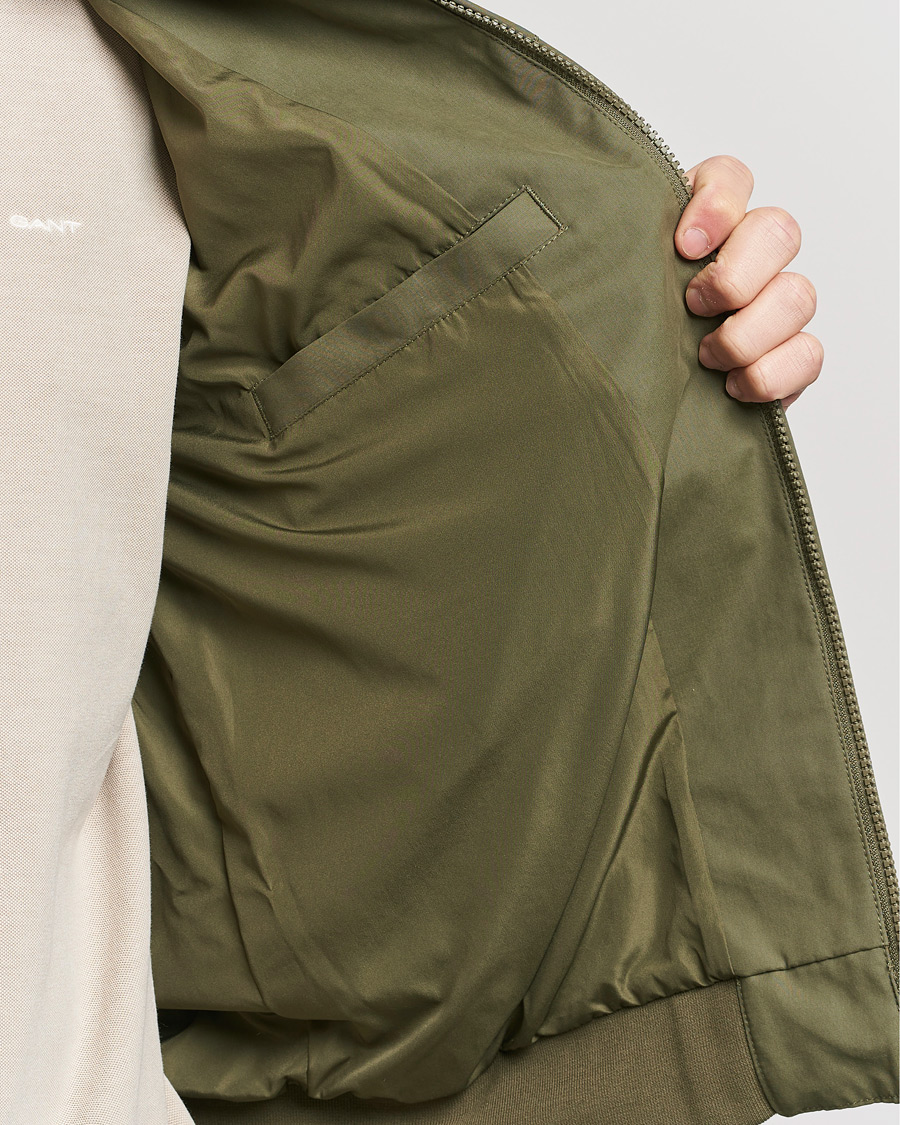 Men | Coats & Jackets | GANT | The Hampshire Jacket Dryed Rosemary