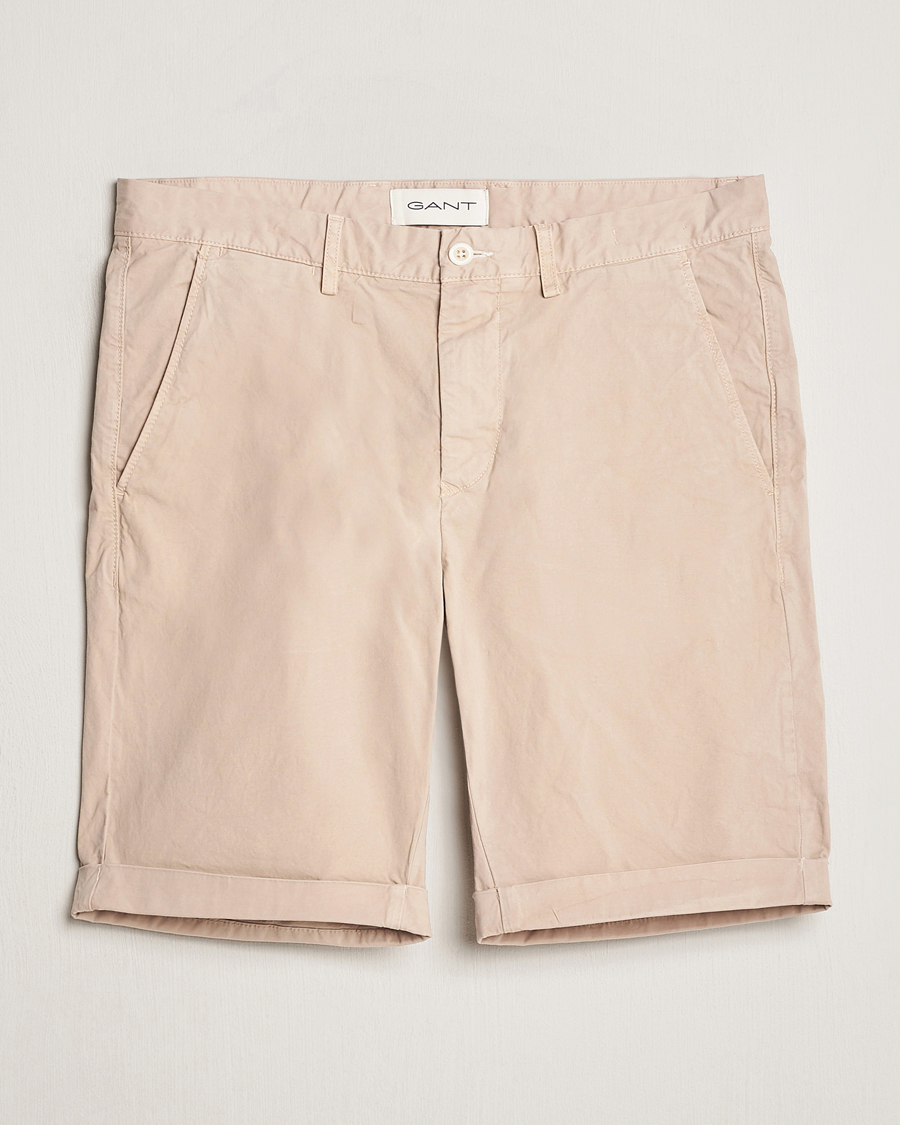Men | Shorts | GANT | Regular Sunbleached Shorts Dry Sand