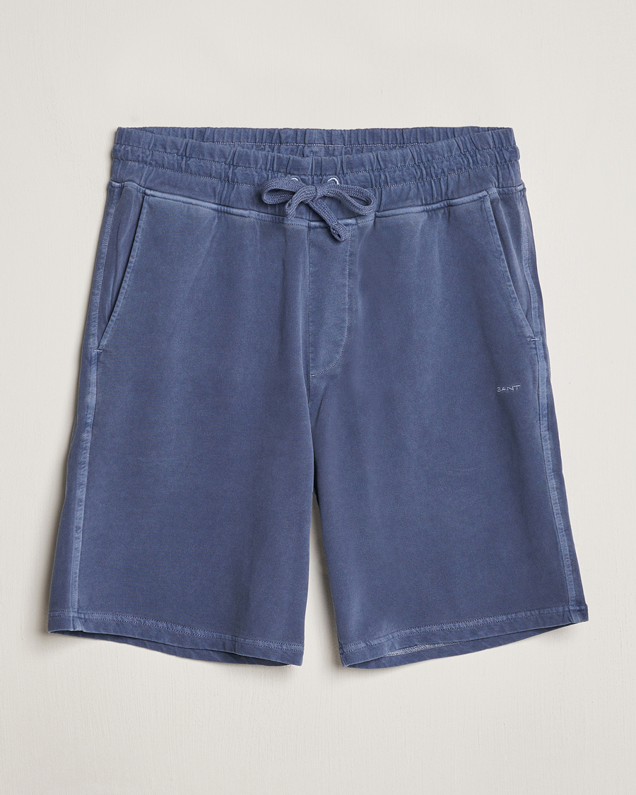 Men | Shorts | GANT | Sunbleached Sweatshorts Dusty Blue Sea