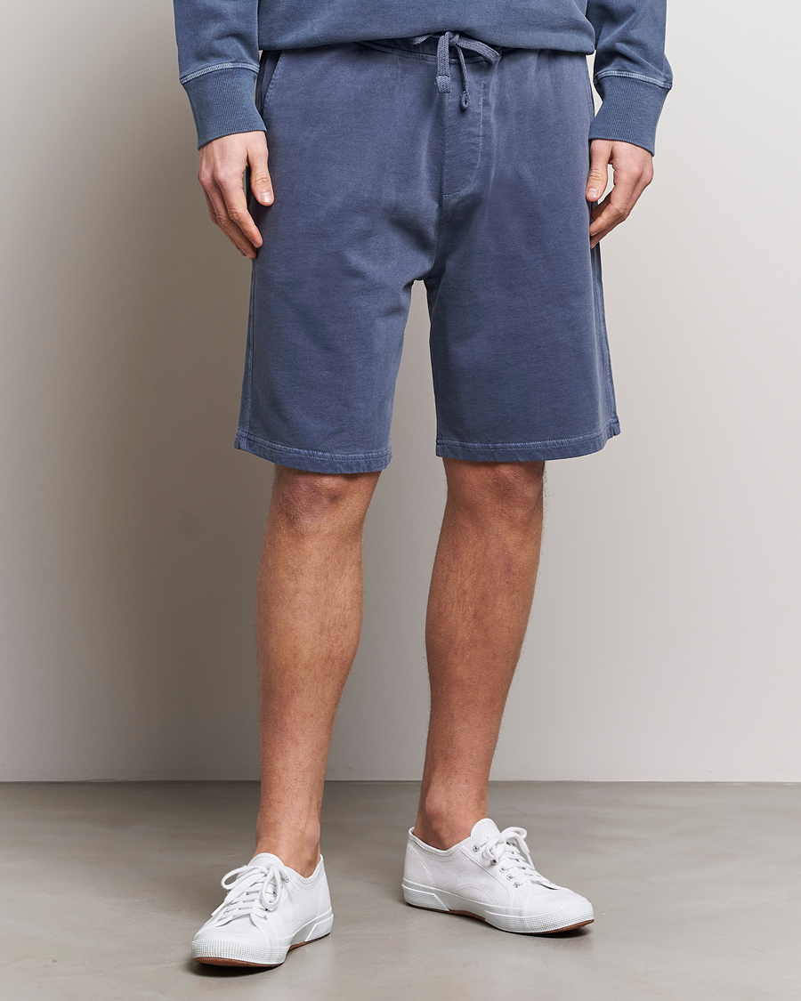 Men | Shorts | GANT | Sunbleached Sweatshorts Dusty Blue Sea