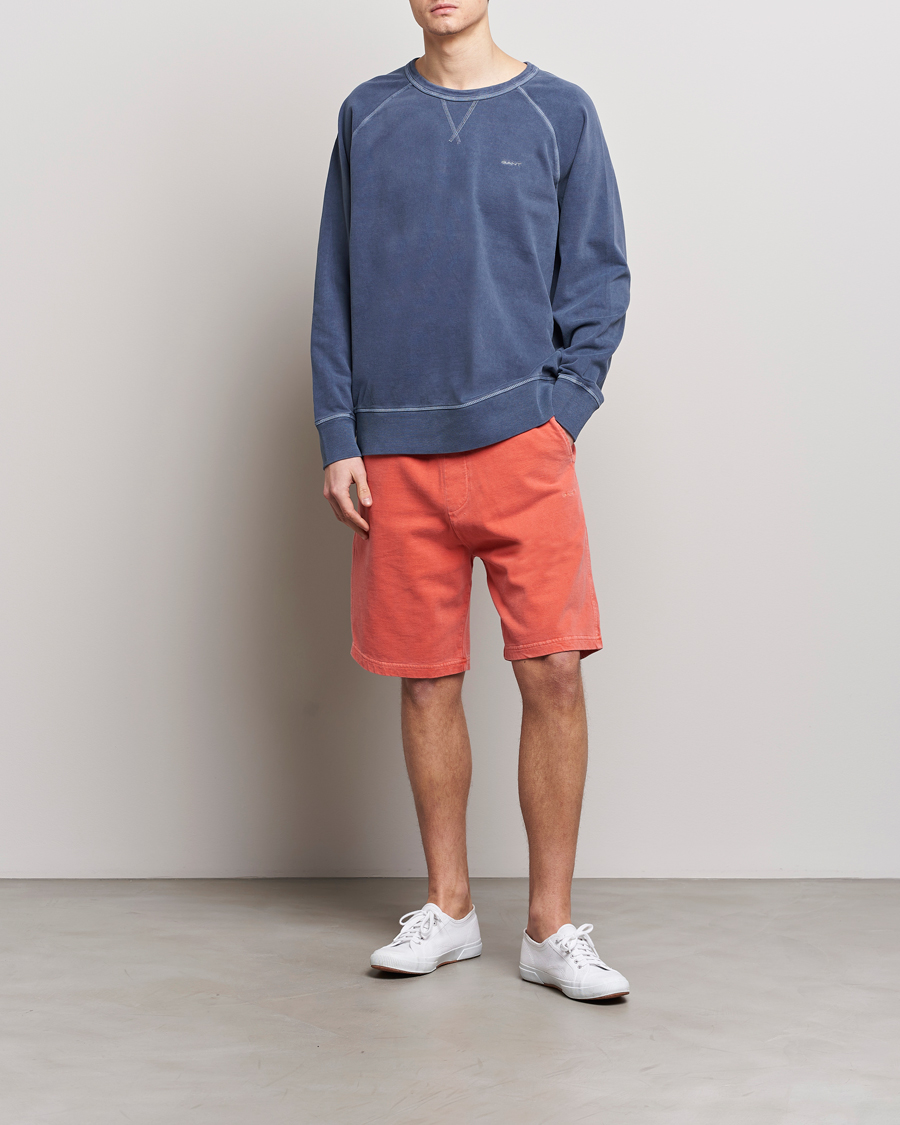 Men | Shorts | GANT | Sunbleached Sweatshorts Burnt Orange