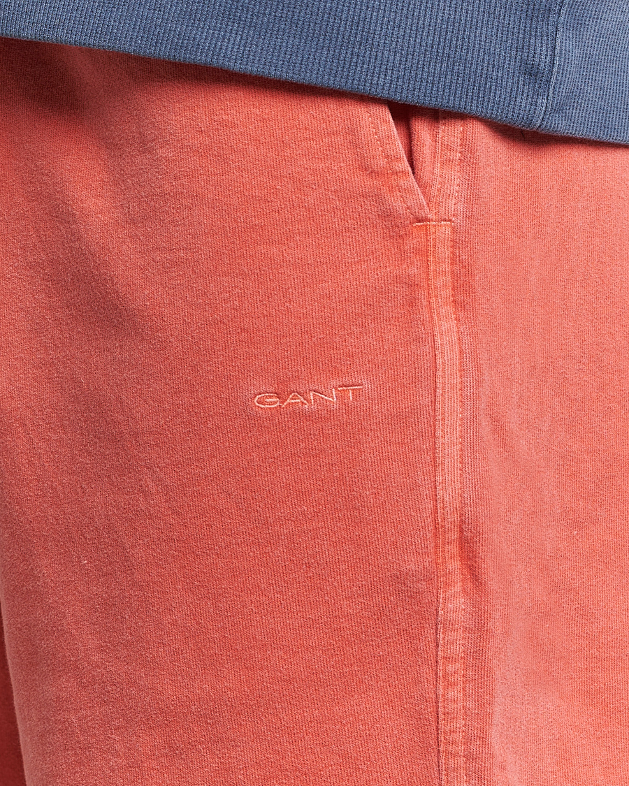 Men | Shorts | Gant | Sunbleached Sweatshorts Burnt Orange