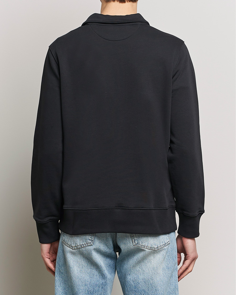 Men | Sweaters & Knitwear | GANT | Original Shield Half Zip Sweater Black