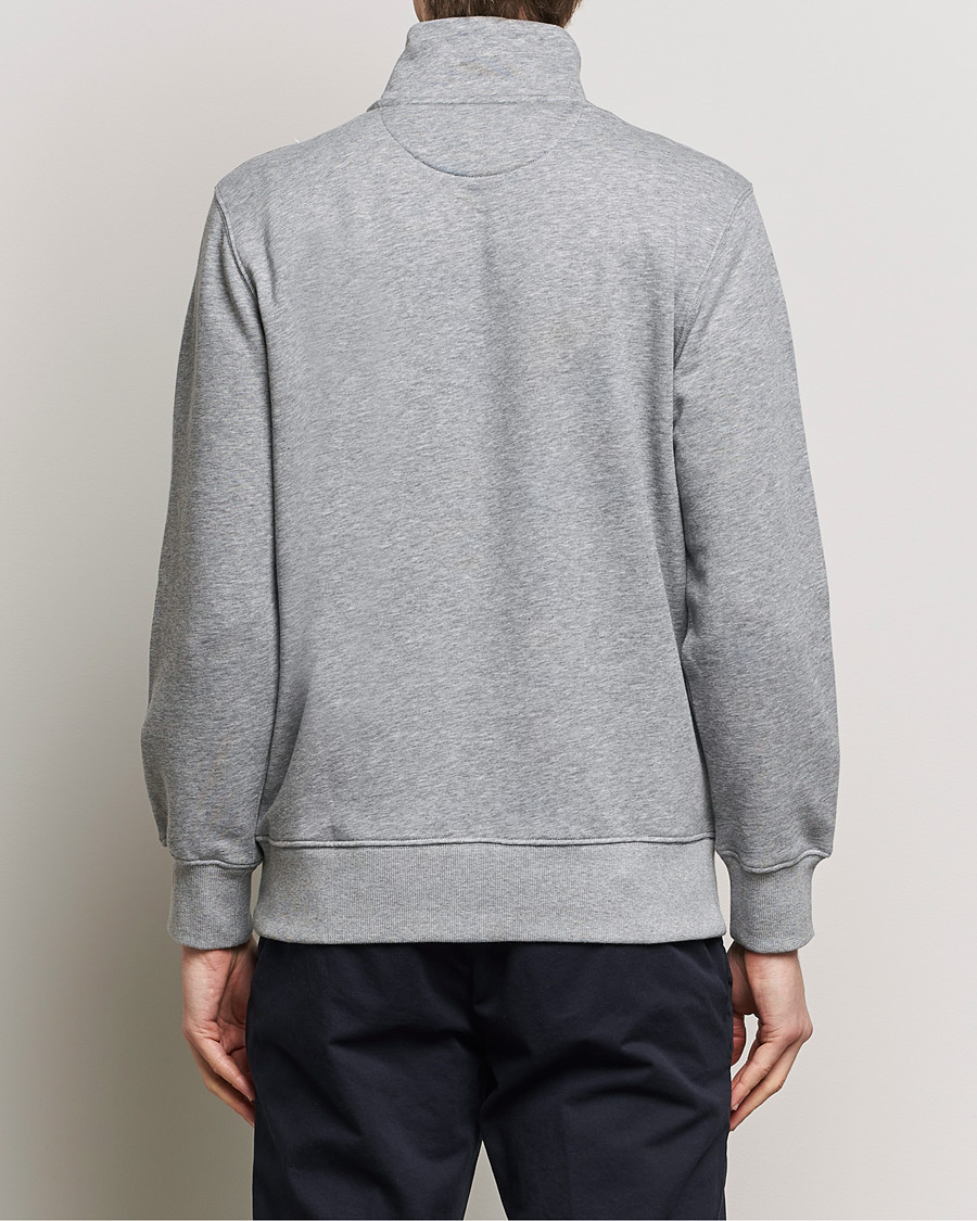Men | Sweaters & Knitwear | GANT | Original Full Zip Grey Melange
