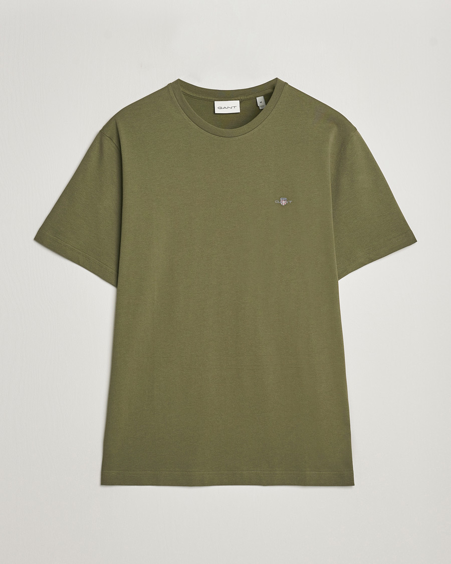 Men | T-Shirts | GANT | The Original T-Shirt Juniper Green