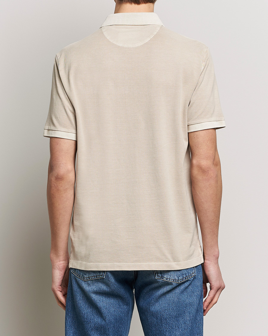Men | Polo Shirts | GANT | Sunbleached Polo Silky Beige