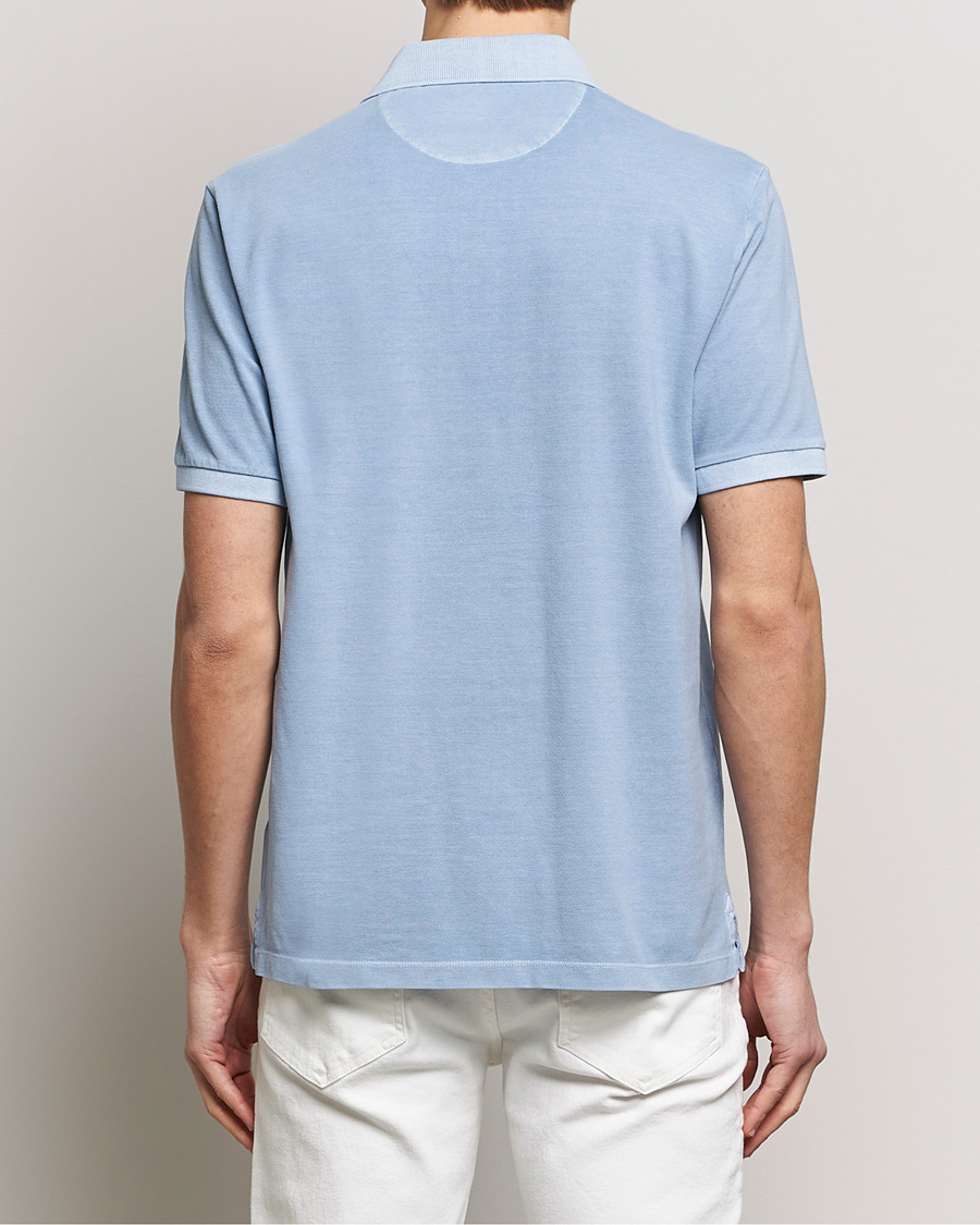 Men | Polo Shirts | GANT | Sunbleached Polo Dove Blue